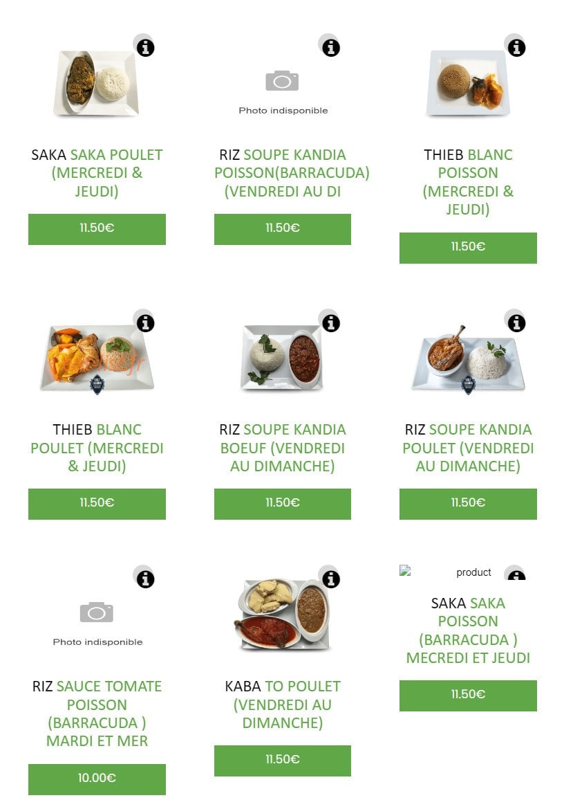 Chez Lalabou — carte page 6