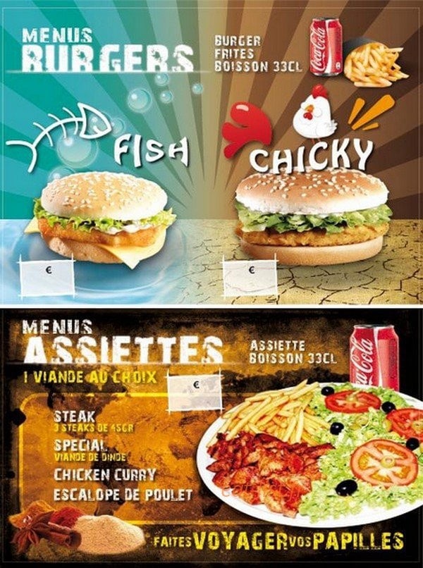 Croq Pizza — carte page 4