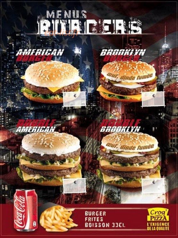 Croq Pizza — carte page 7
