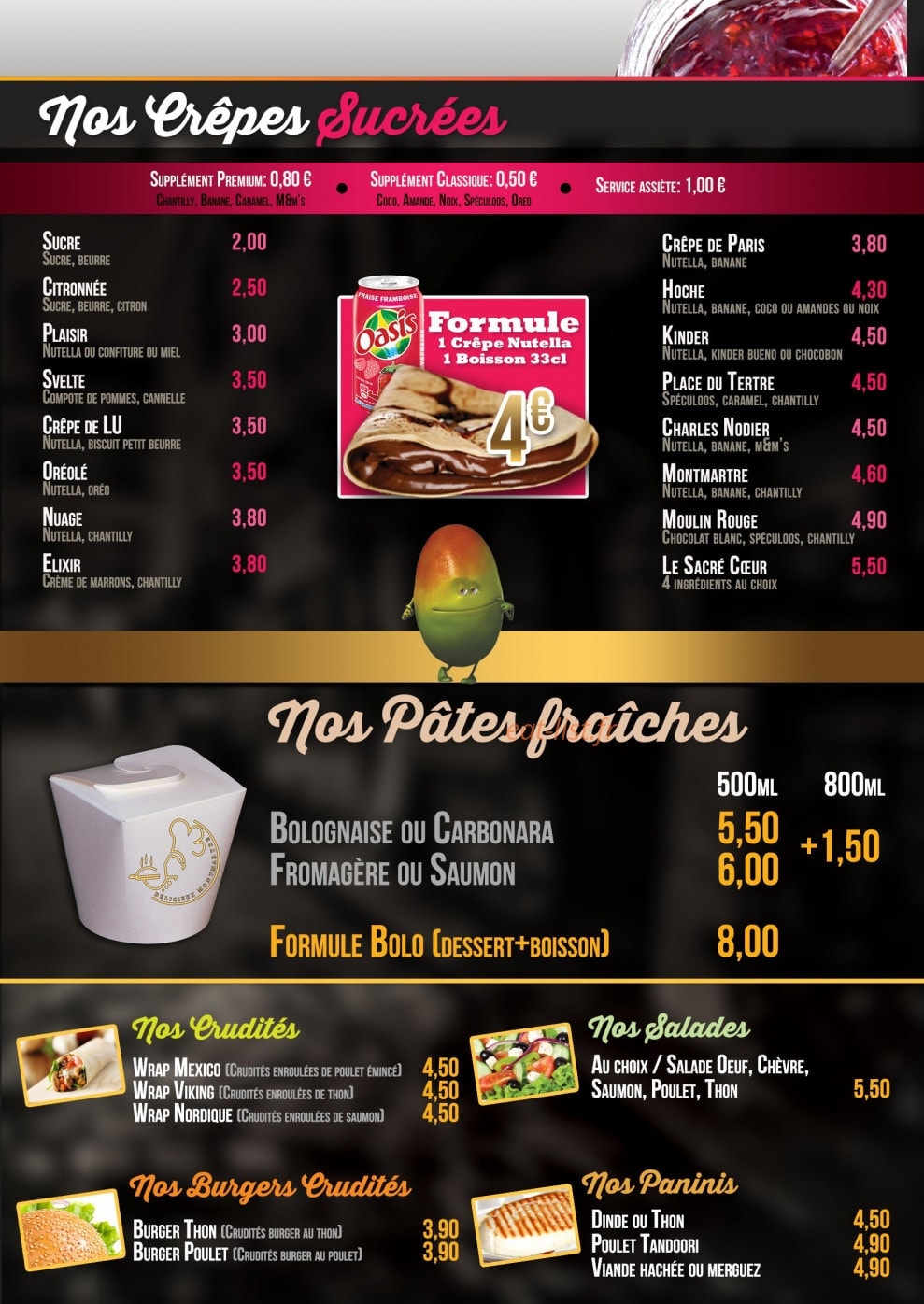 Délicieux — carte page 2