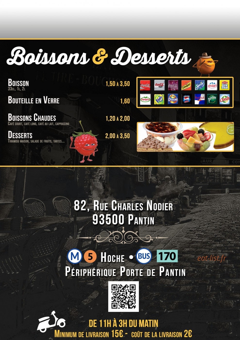 Délicieux — carte page 3