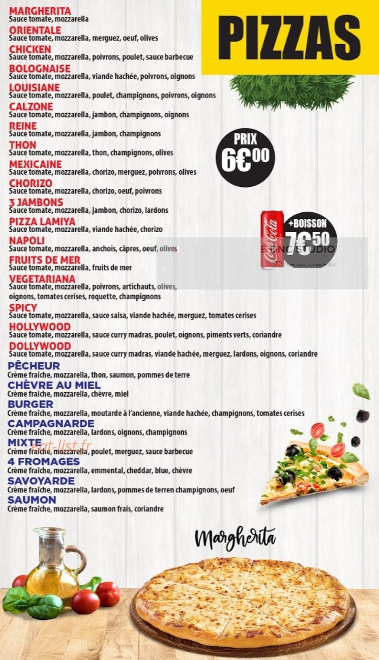 Fastfood Garden — carte page 1