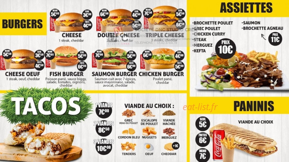 Fastfood Garden — carte page 3