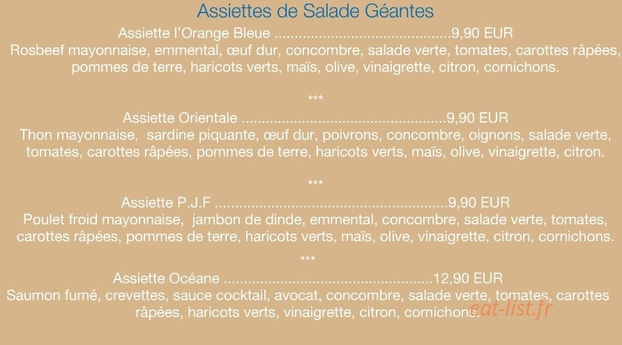 L'orange bleue — carte page 5