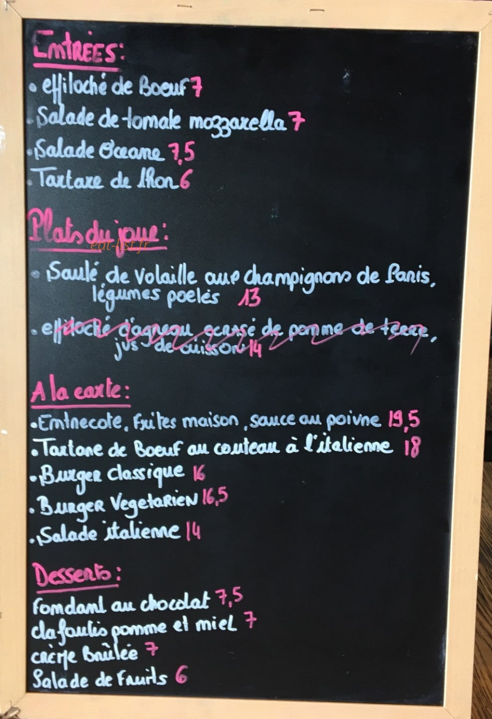 Le Bief — carte page 1