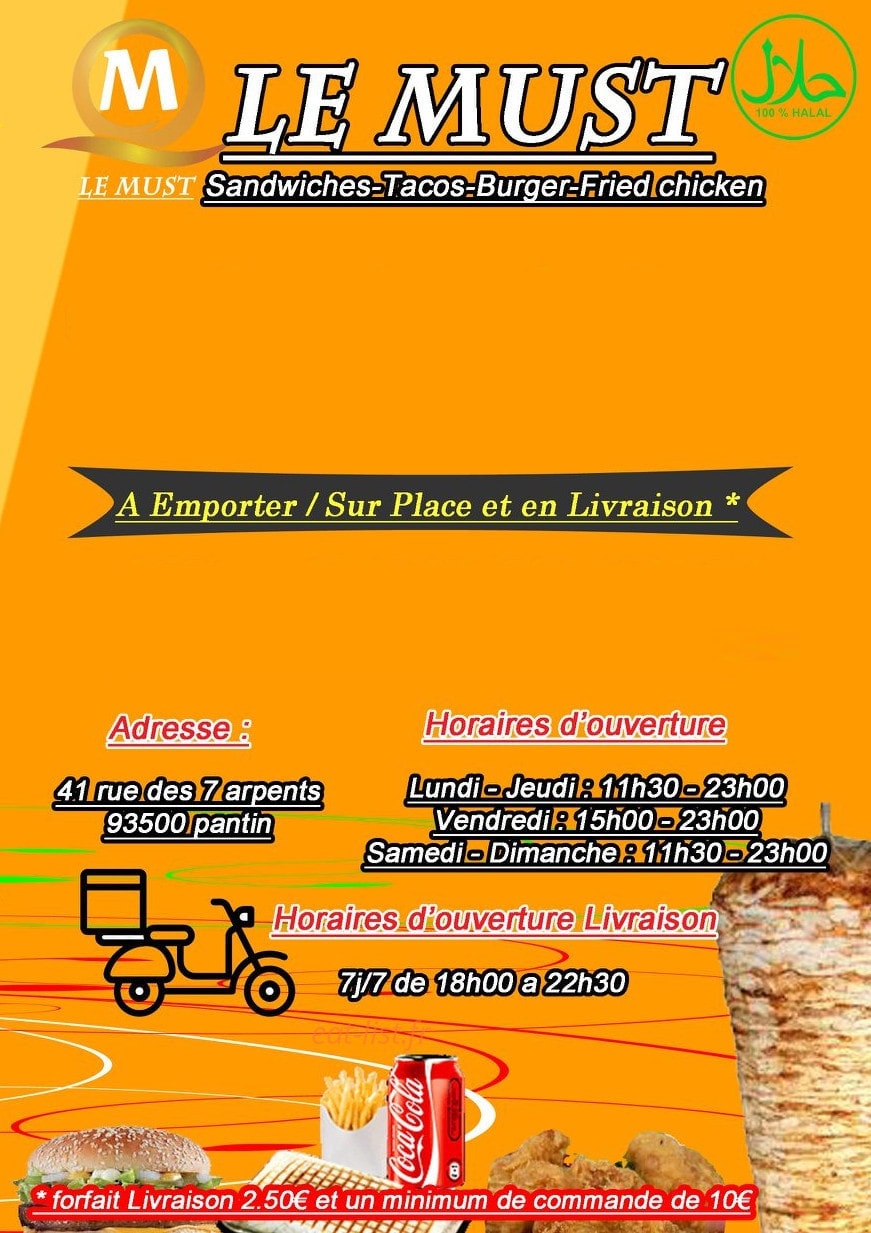 Le Must — carte page 1