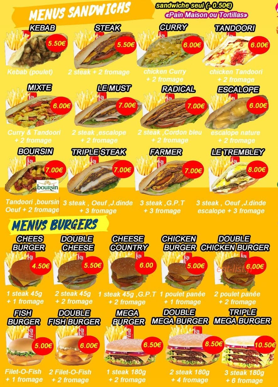 Le Must — carte page 2