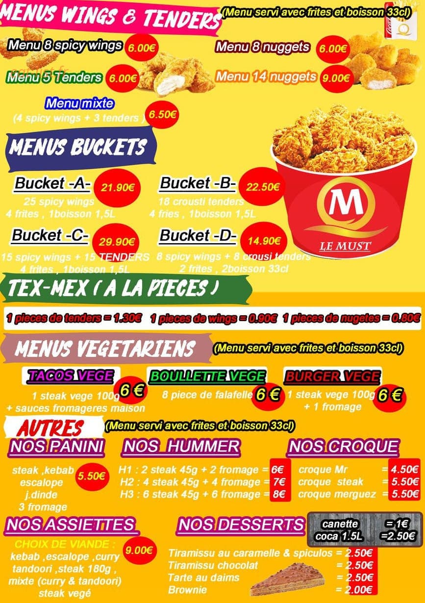 Le Must — carte page 3