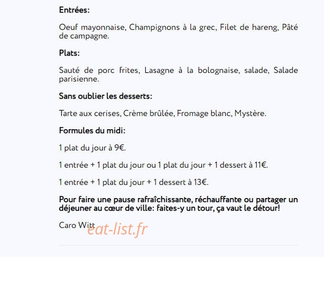 Le Paris Est — carte page 1