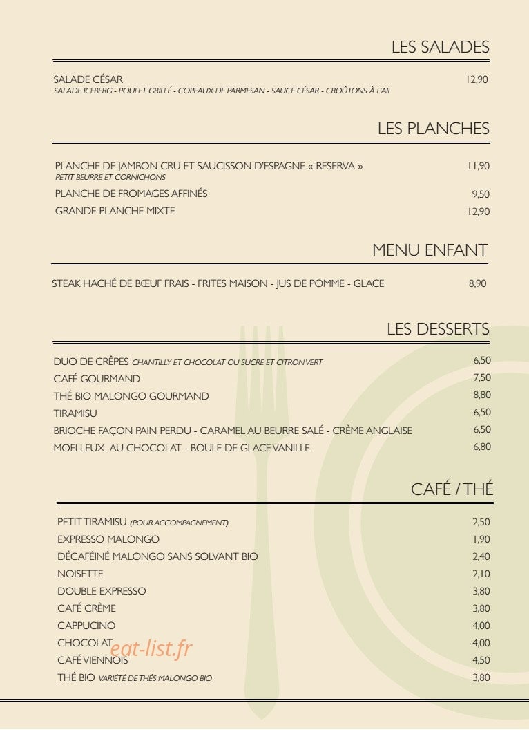 Le Vertigo — carte page 2