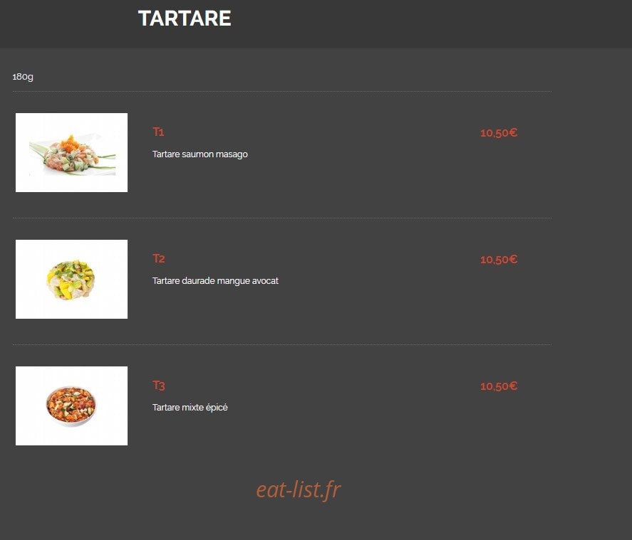 Oishi sushi — carte page 2