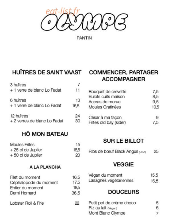 Olympe — carte page 1