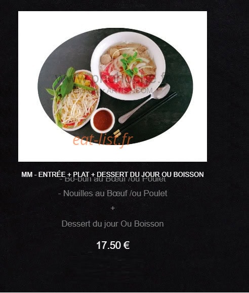 Pho Hoche — carte page 10