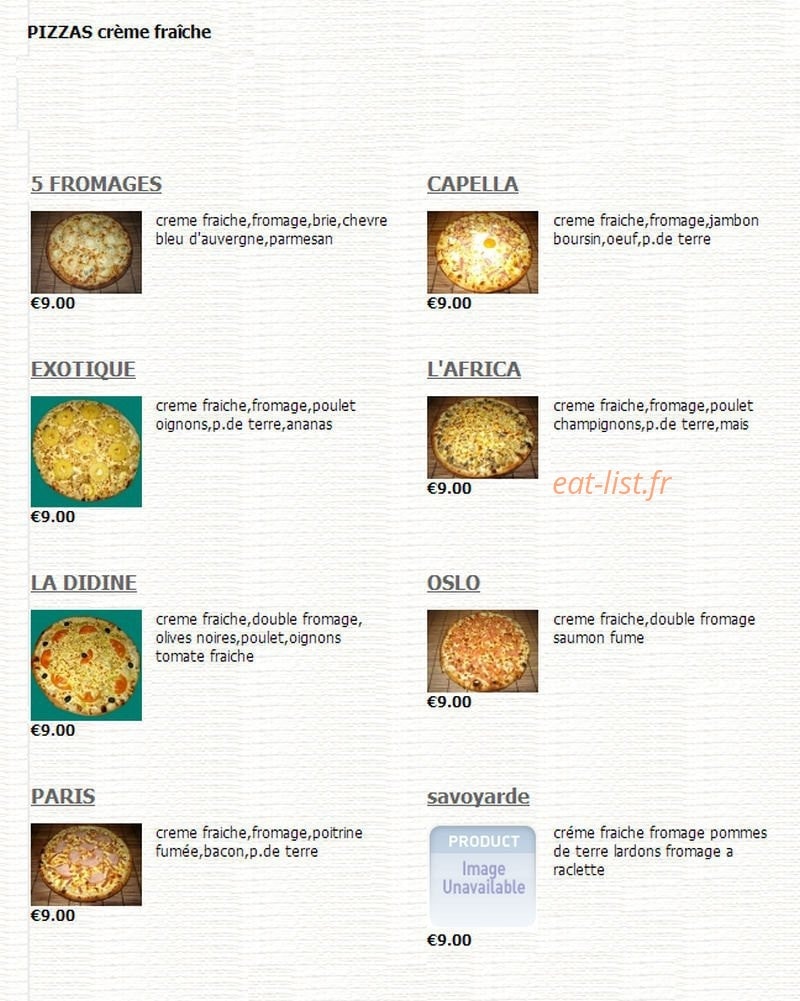 pizza pronto — carte page 2