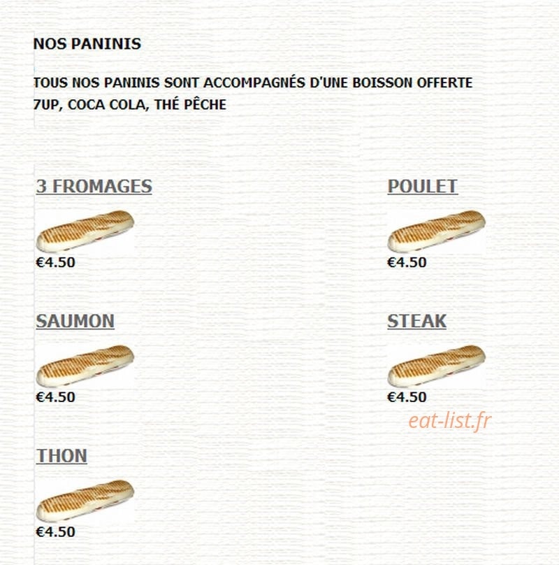 pizza pronto — carte page 6