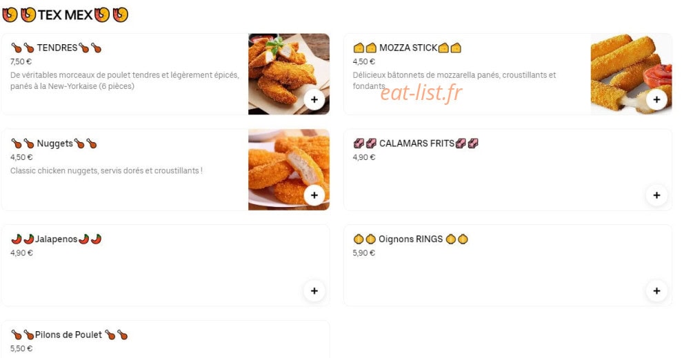 Snap Pizza — carte page 3