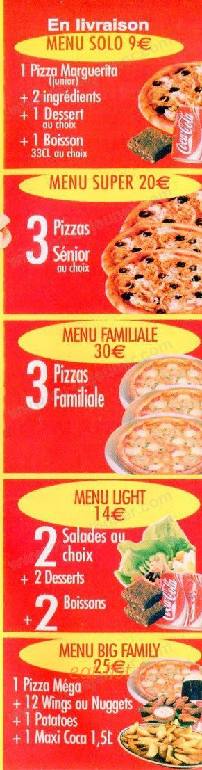 B.B Pizza à Aulnay Sous Bois - Menu En Ligne