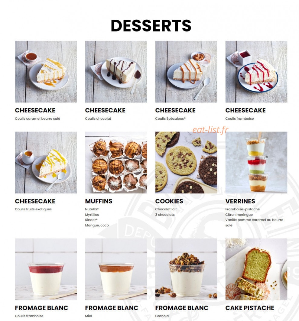 Bagelstein — carte page 5