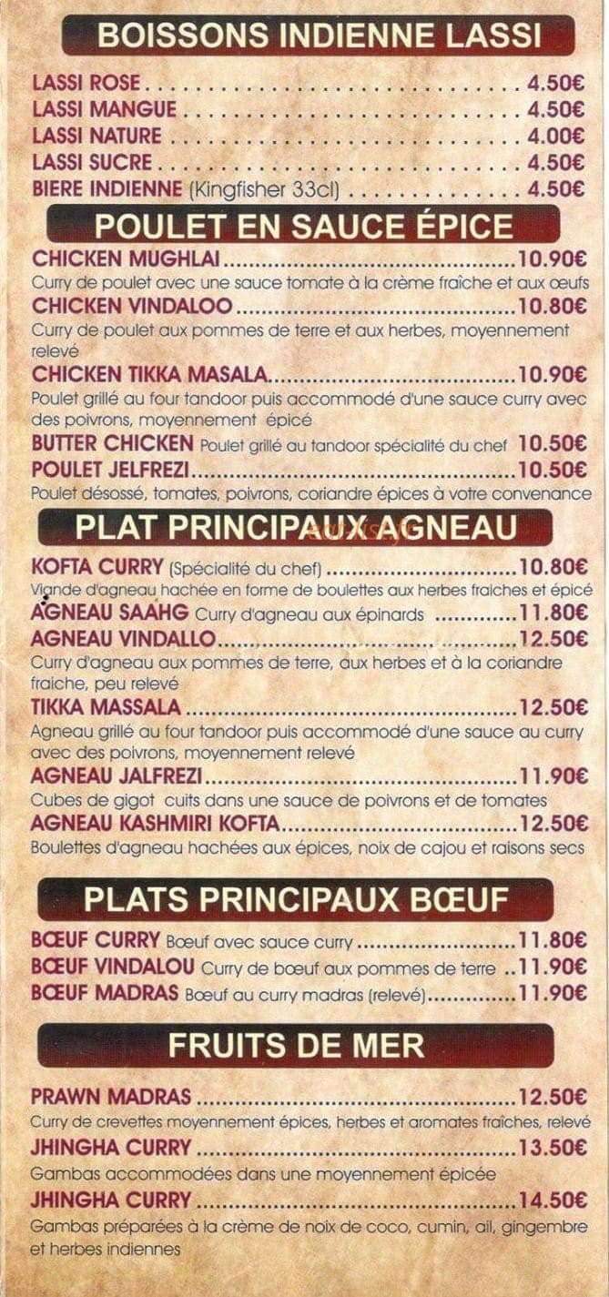 Café du Centre — carte page 4