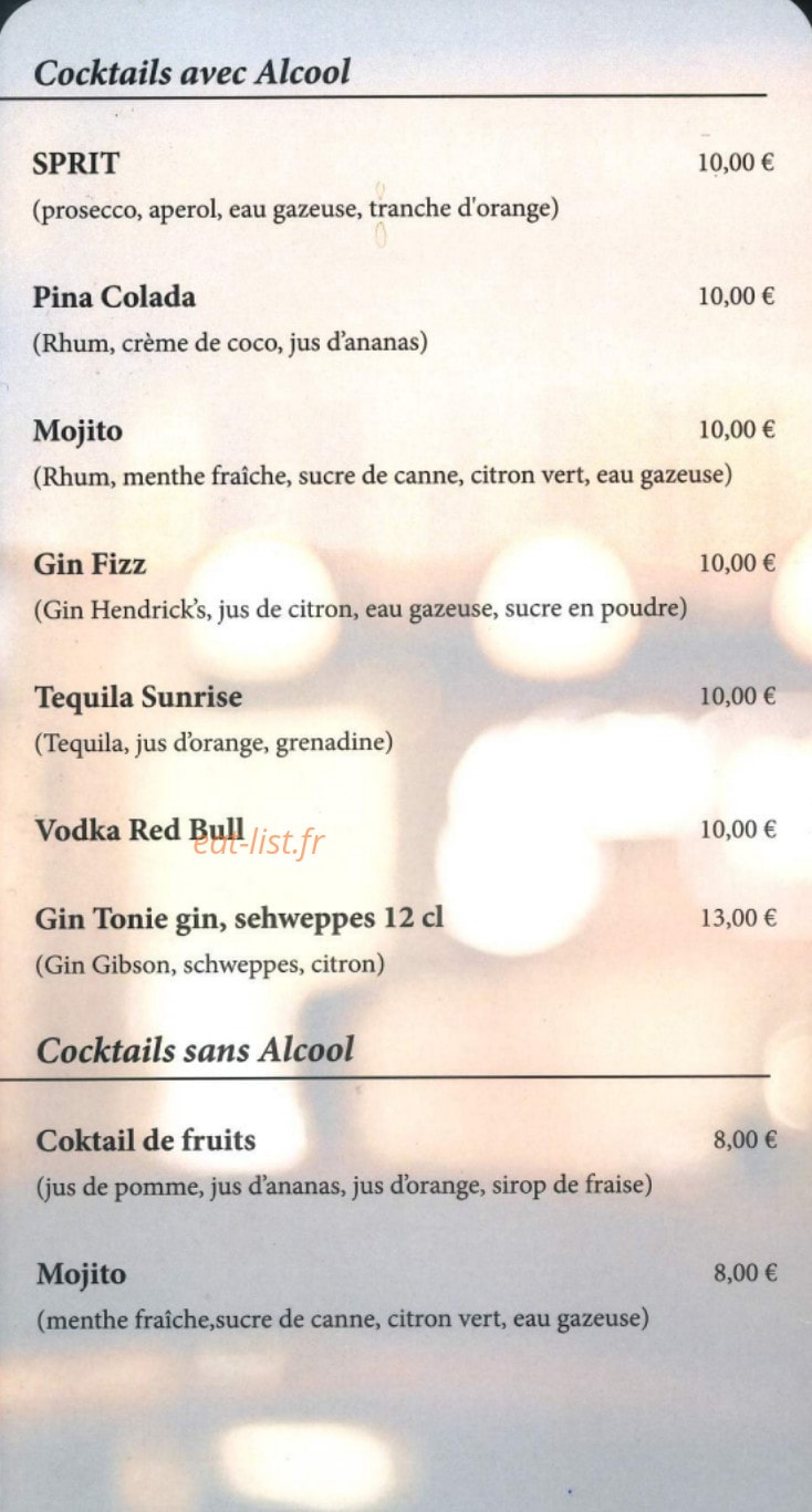 El Sol — carte page 6