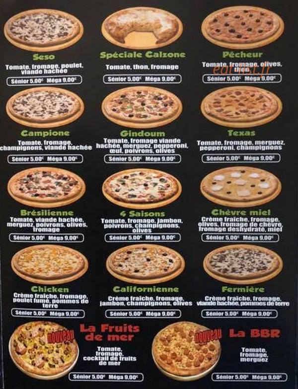 Isla Pizza — carte page 3