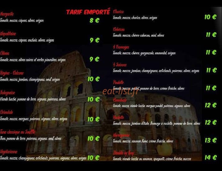 La cabane à pizza — carte page 2