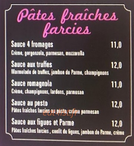 La Cantina — carte page 5