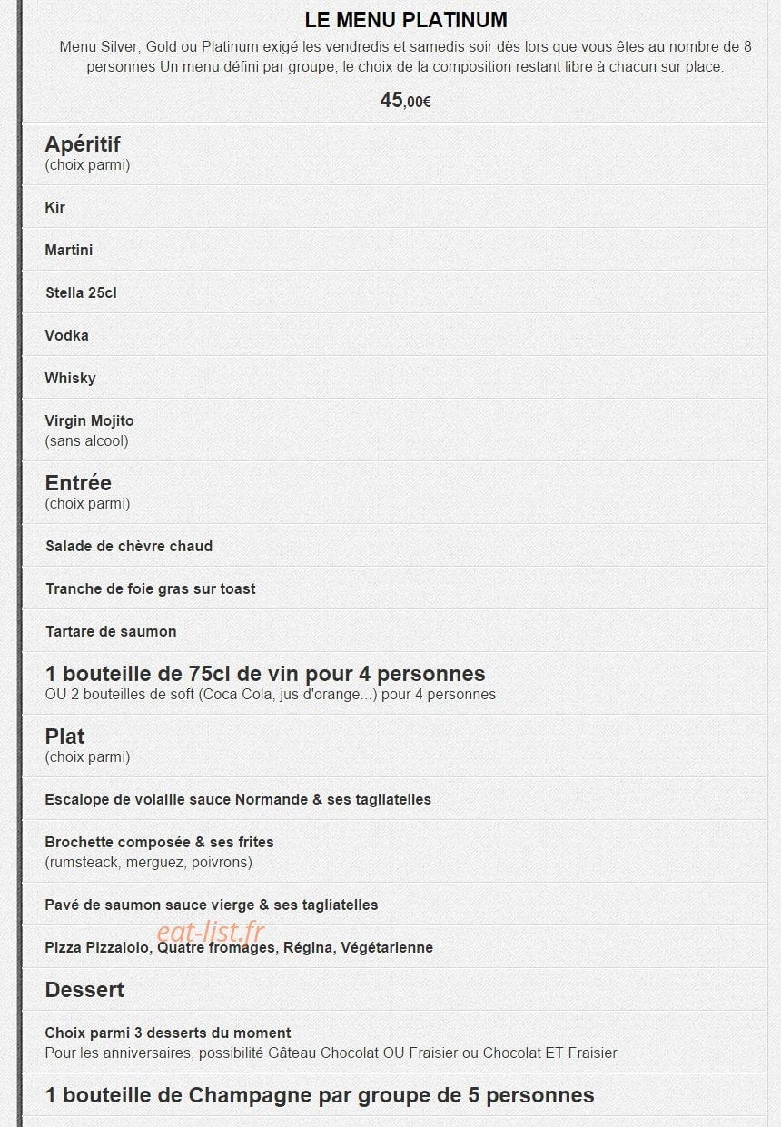 Le new resto — carte page 4