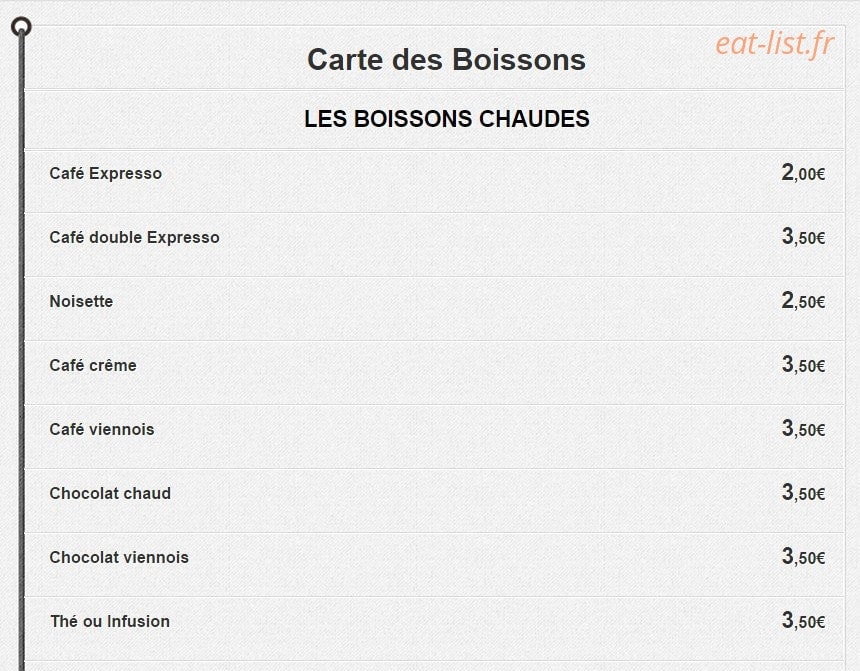 Le new resto — carte page 9