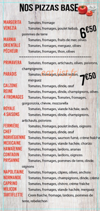 Le Petit Paradis — carte page 2
