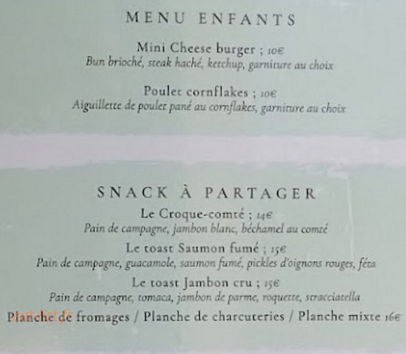 Le Vertuo — carte page 4