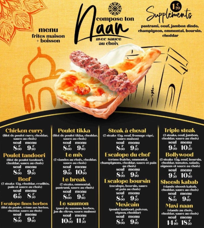 NaanTime — carte page 8
