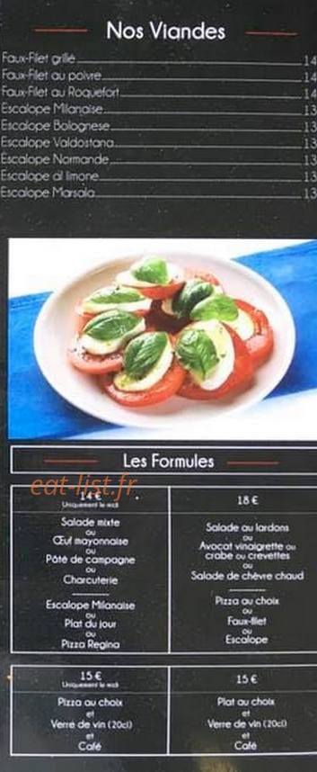 Pizza Sicilia — carte page 4