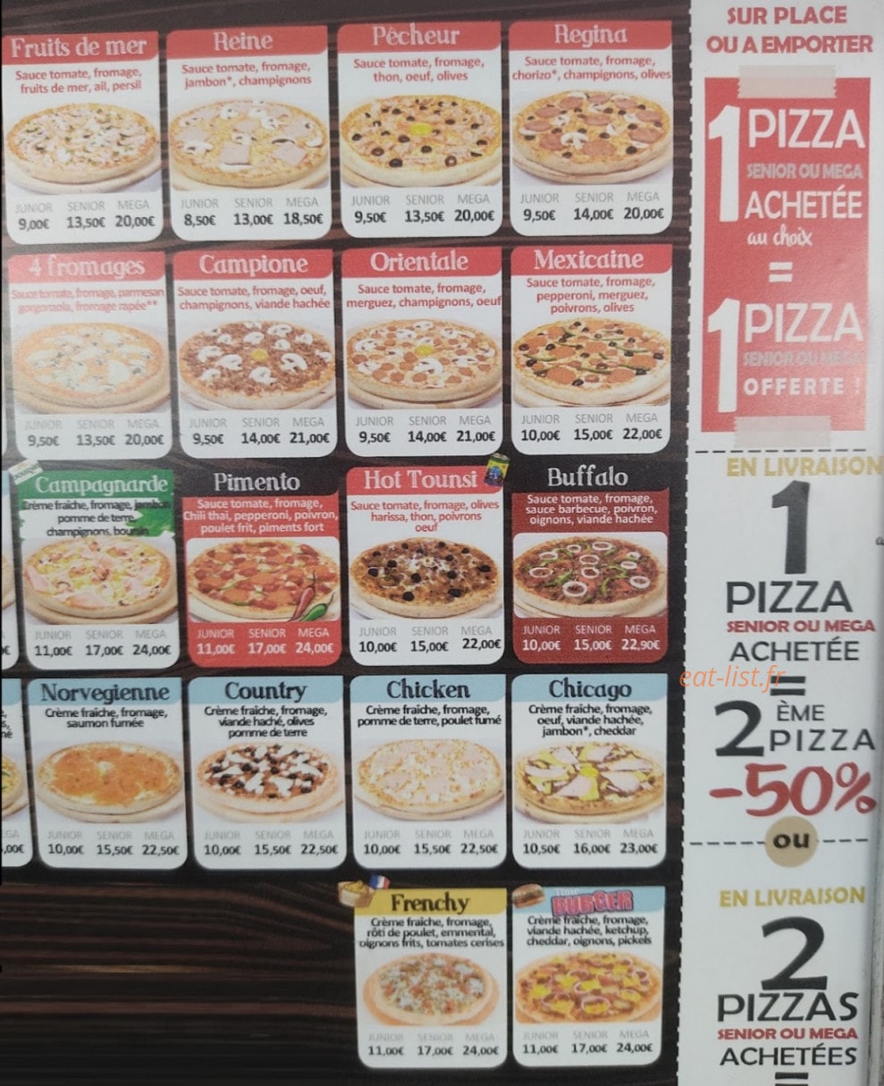 Pizza Time — carte page 2