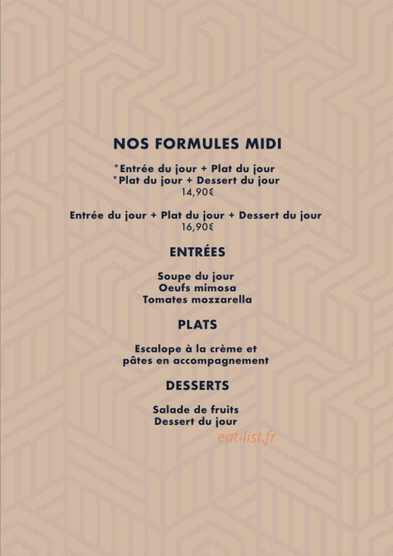 Refresh restaurant — carte page 3