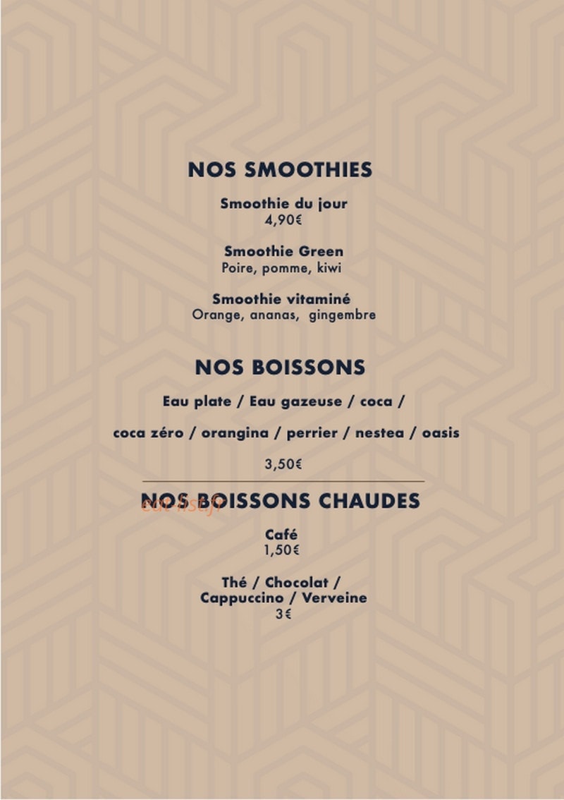 Refresh restaurant — carte page 2