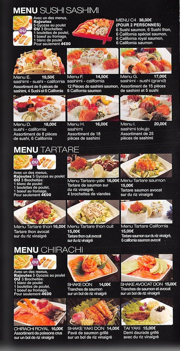 Royal Tokyo — carte page 4