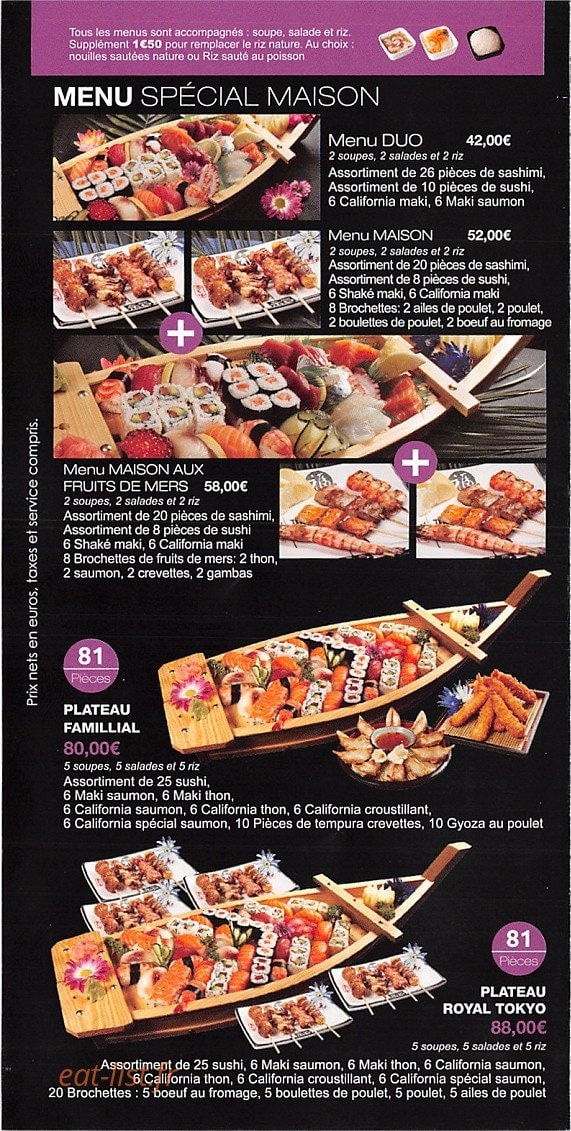 Royal Tokyo — carte page 5