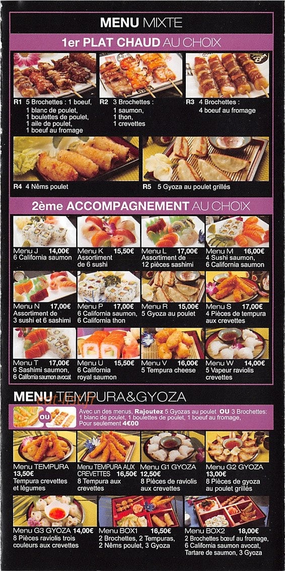 Royal Tokyo — carte page 3