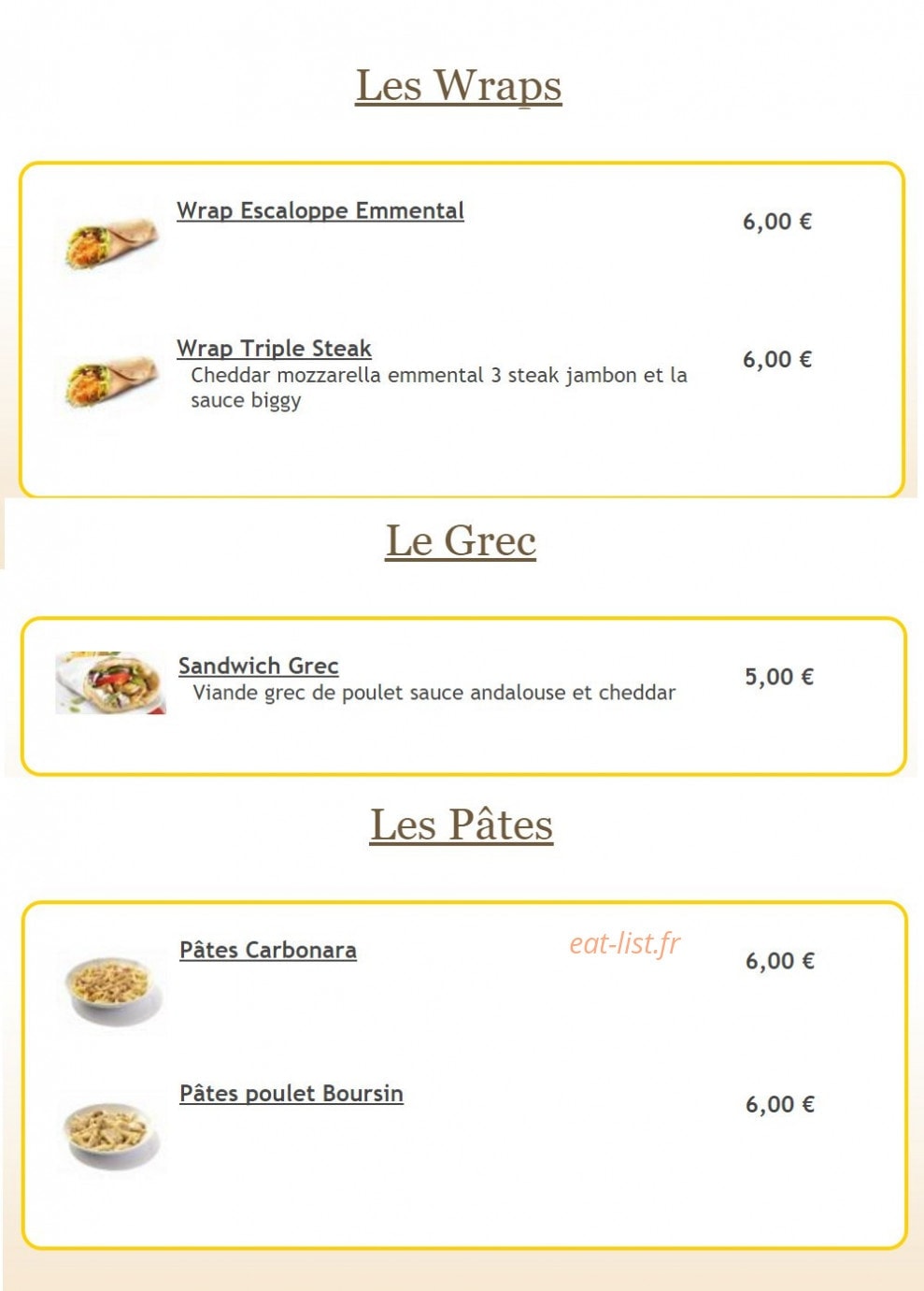Sandwich 24 — carte page 3
