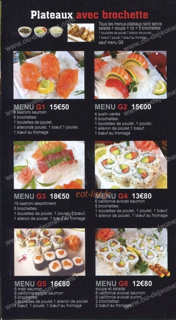 Sushi Kyo — carte page 8