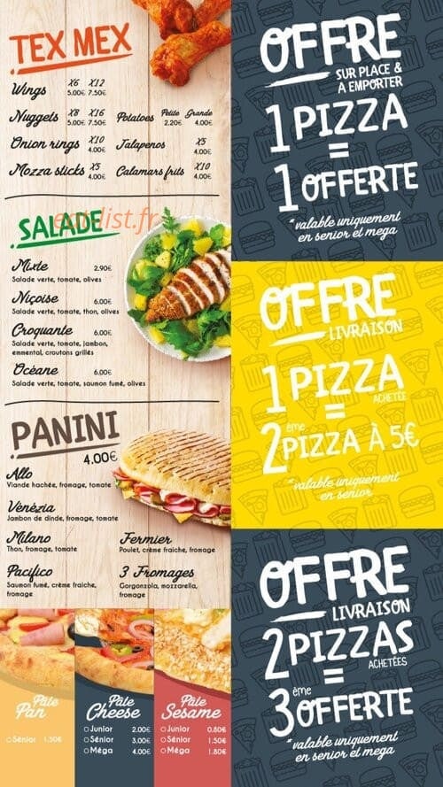 Allo Pizza — carte page 5
