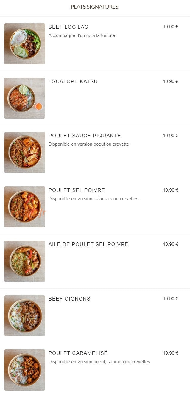 Dare Wok — carte page 4