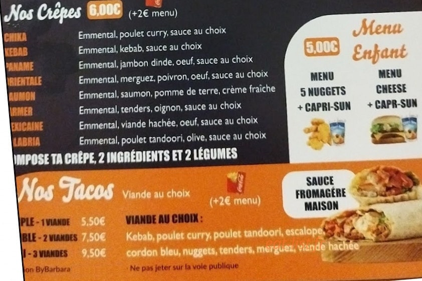 delicia food — carte page 4