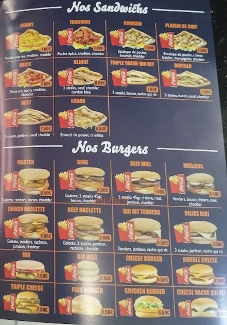 delicia food — carte page 2