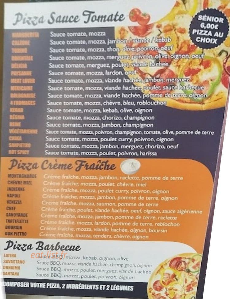delicia food — carte page 1