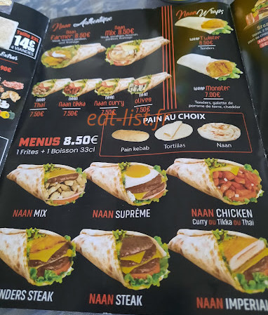 Frenchy Food Factory — carte page 2