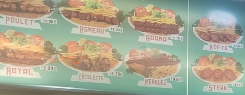 Istanbul Kebab — carte page 1