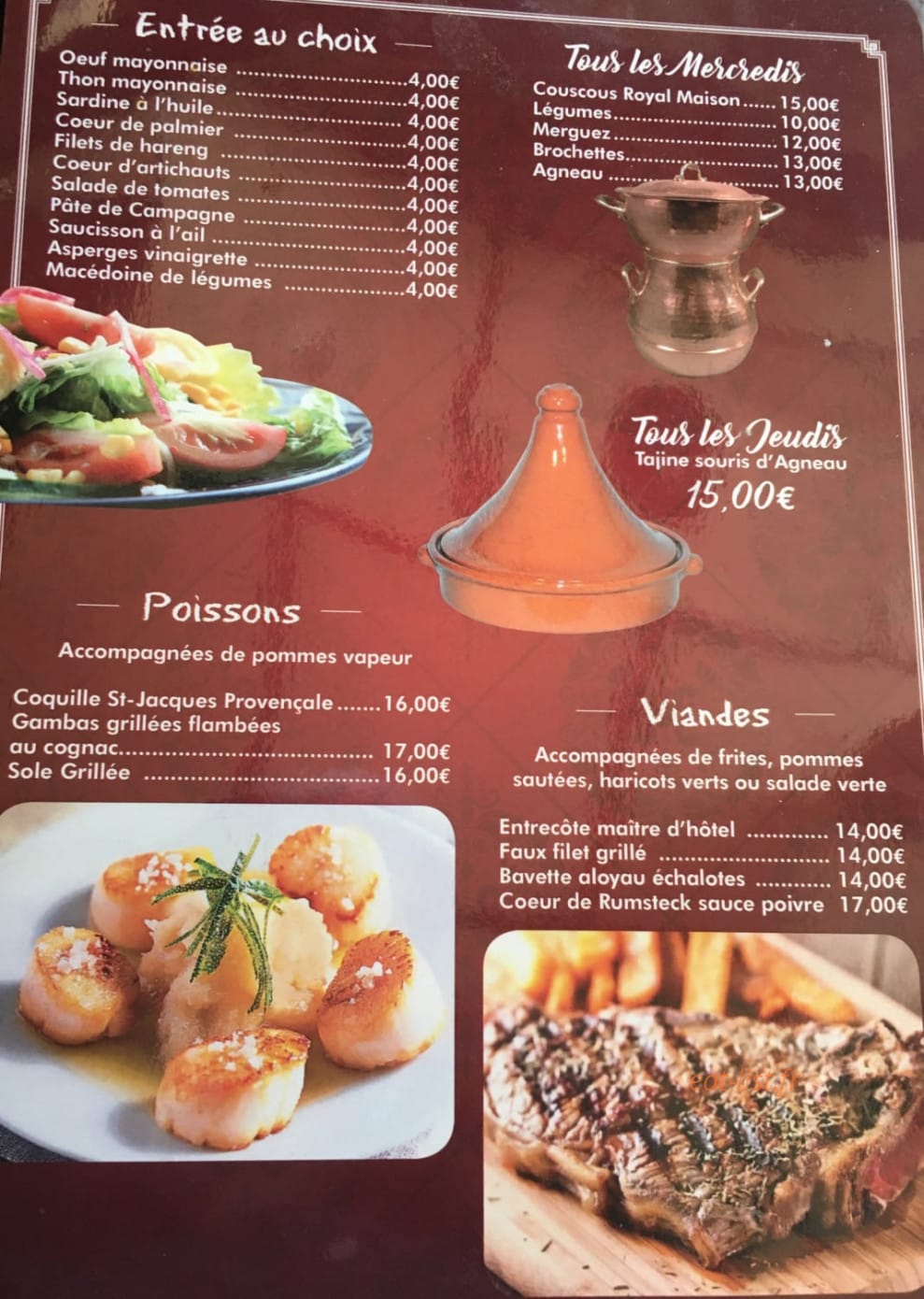Le Cordial — carte page 1