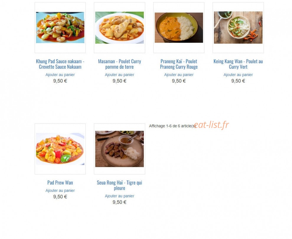 Le Phuket's — carte page 3